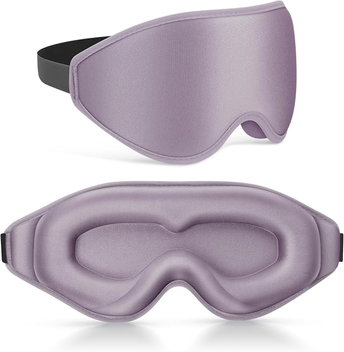 99% Fully Block Out Light Eye Sleep Mask, 3D Deep Contoured Eyes Cover Zero by Unknown