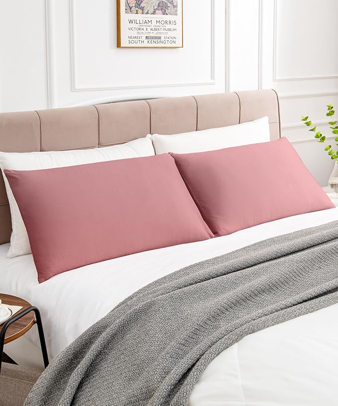 Warmstar Cotton Pillow Cases Queen Size Set of 2, 600 Thread Count Pillowcases - Image 2