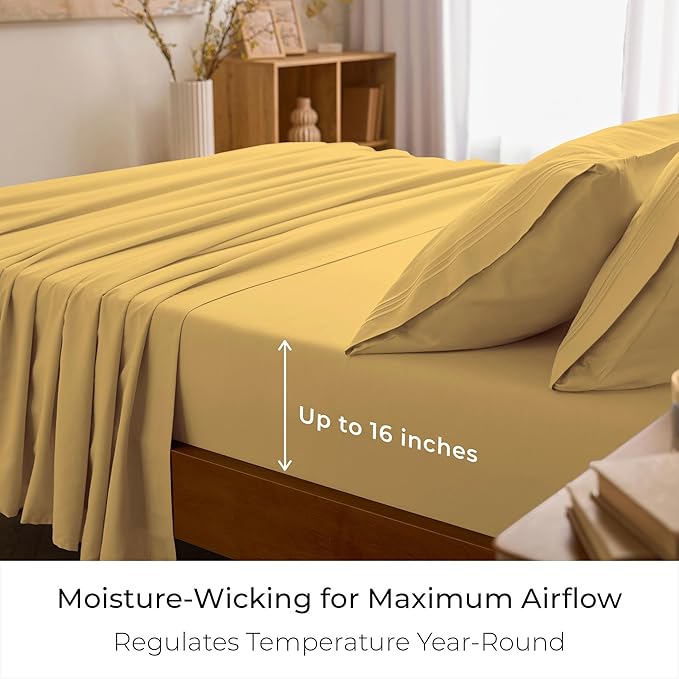 Mellanni California King Sheets Set - Image 4