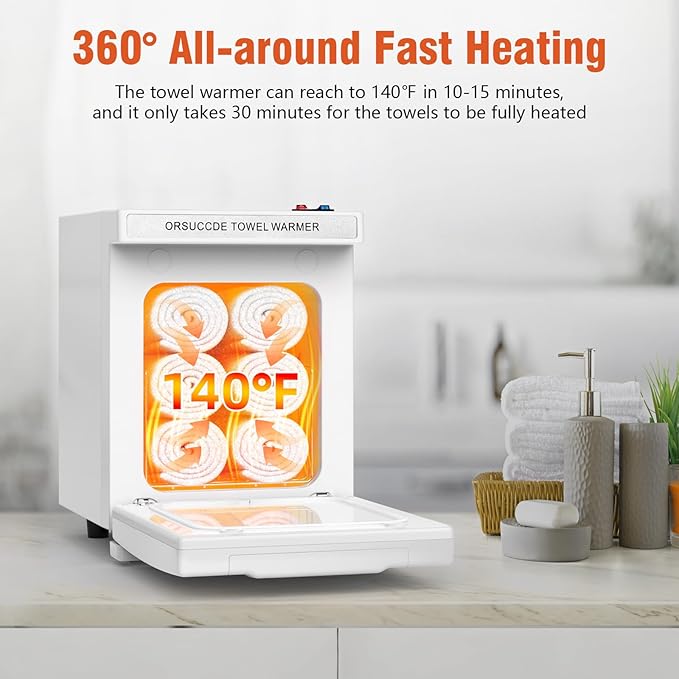 Hot Towel Warmer for Spa, Small Towel Warmer for Esthetician, Mini Towel Warmer - Image 2