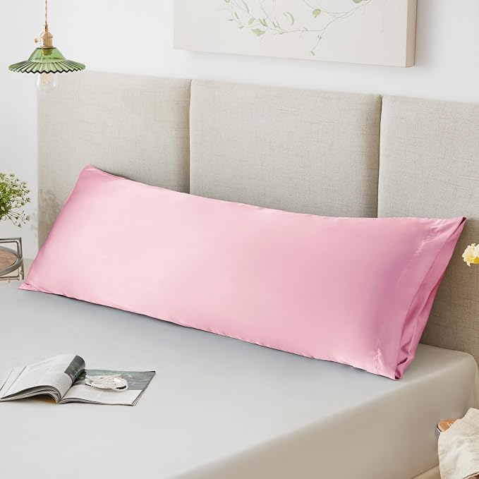 Love's cabin Satin Body Pillowcase 20x54, Cooling Pillow Cover - Image 7