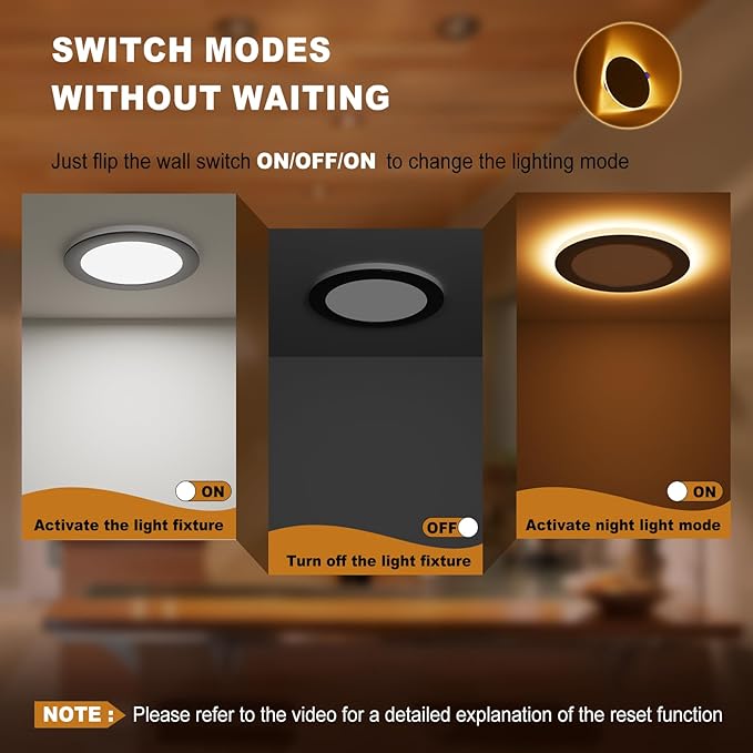 VOLISUN 12 Pack 6 Inch Black Recessed Light - Image 6
