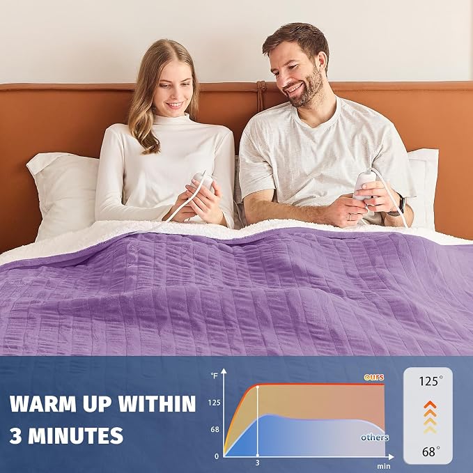 Heated Electric Blanket Queen Size - Image 5