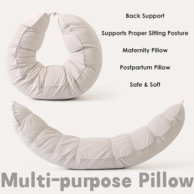 Peallow – Long Round Body Pillow - Image 7