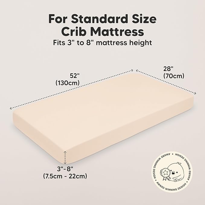 KeaBabies 2-Pack Organic Crib Sheets - Image 2