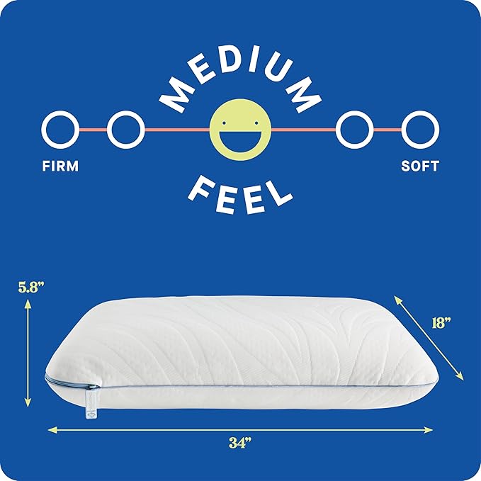 Sealy Dreamlife King Size Memory Foam Cooling Pillow - Image 2