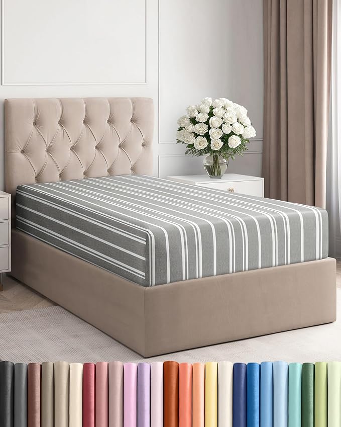 Twin XL Fitted Bed Sheet by CGKUnlimited