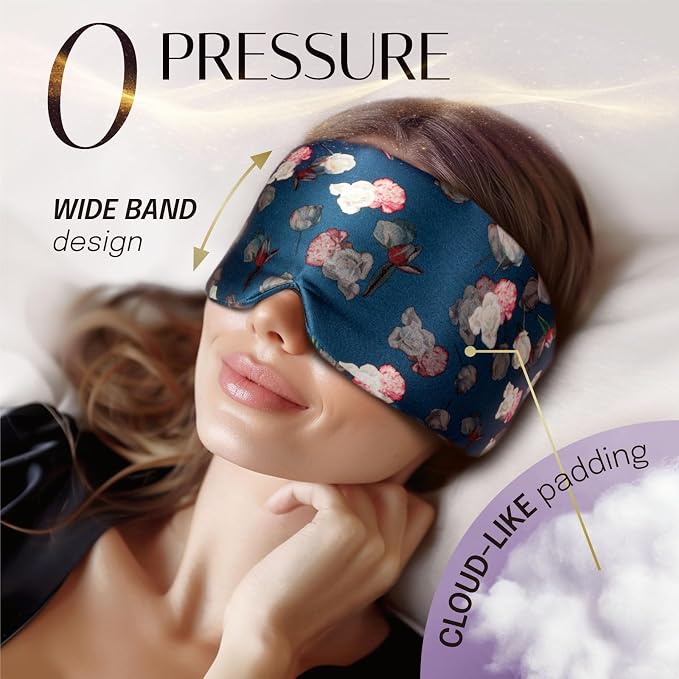 Silk Sleep Mask Soft Pressureless: 100% Mulberry Silk - Image 5