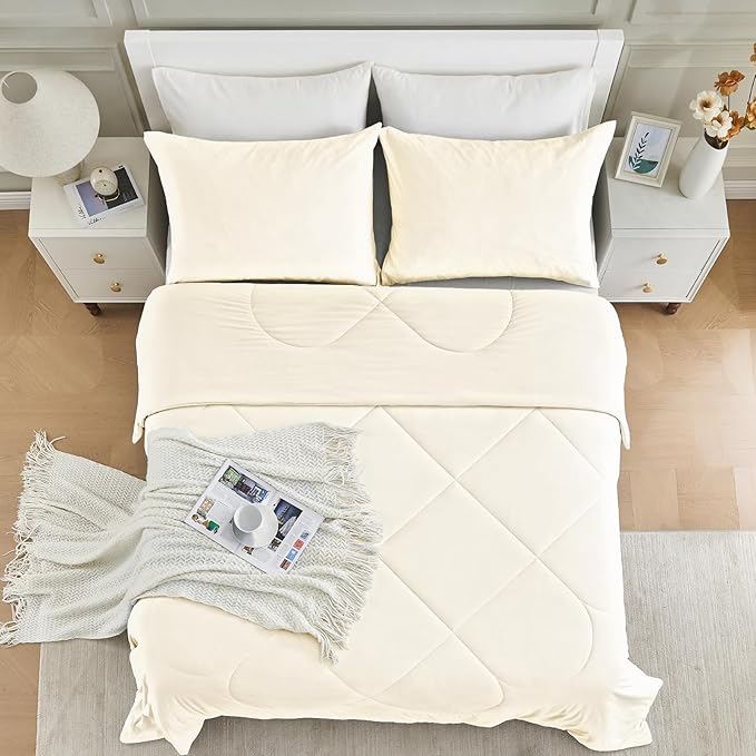 HOMFINE Cooling Comforter Queen Size, Japanese Double-Sided Cold Tech Fabric - Image 7