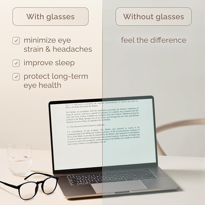 IBOANN Chic & Comfy Blue Light Glasses - Image 3