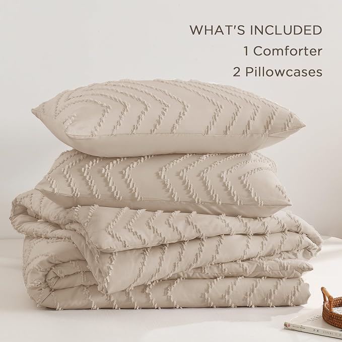 Andency Khaki Twin/Twin XL Comforter Set, Twin Bed Comforter - Image 6