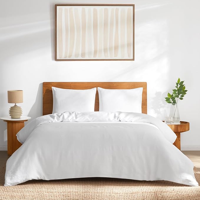 DAPU 100% Linen Duvet Cover Set by DAPU