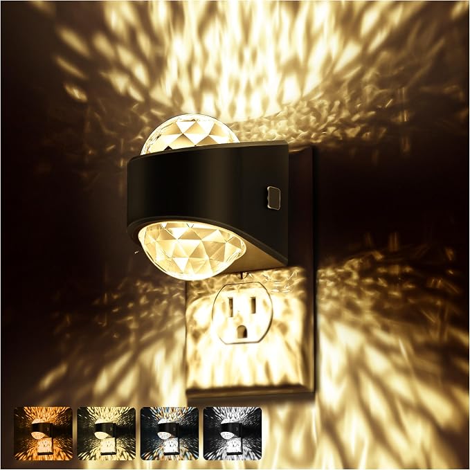 Briignite Night Light Plug into Wall, Color Changing Night Light by WelcometoBriigniteenjoyyourtimehere