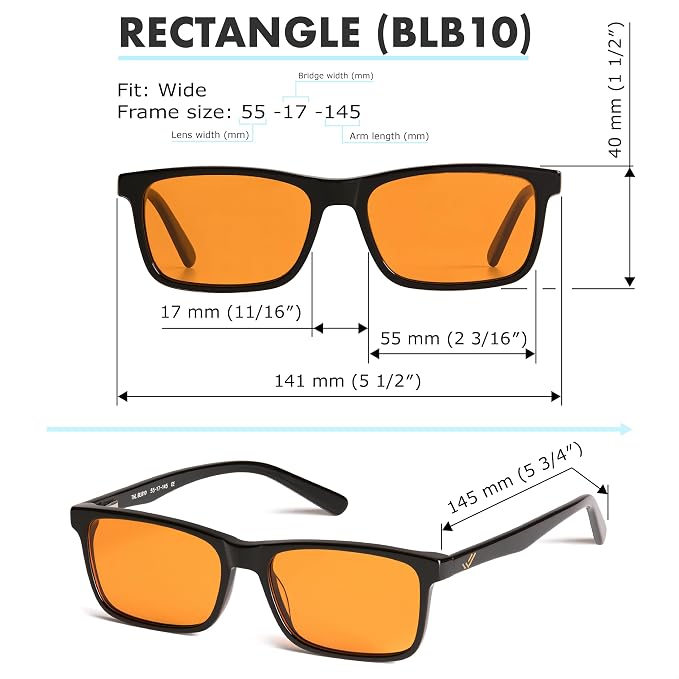 Orange Blue Light Blocking Glasses - Image 9