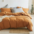 Simple&Opulence 100% Linen Duvet Cover Set 2pcs Basic Style Natural French by SimpleOpulence