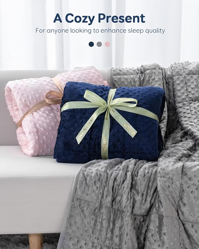 Kivik Minky Dot Weighted Blanket - Image 7