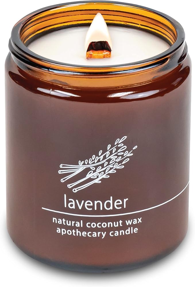 Hemlock Park Crackling Wood Wick Candle Handcrafted by HemlockPark