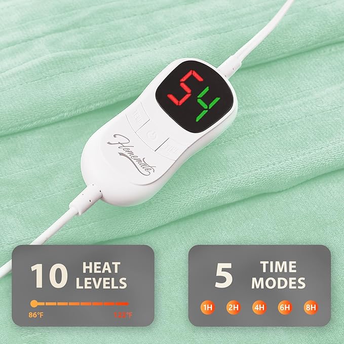 Homemate Electric Heated Blanket Queen Size - Image 4