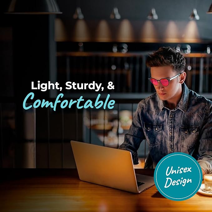 Sleep ZM Blue Light Blocking & Light Sensitivity Glasses - Image 2