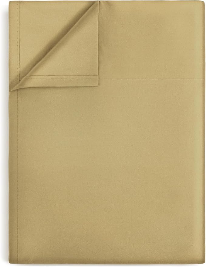 Lirex Twin Size Flat Sheet Only，Ultra Soft & Breathable Brushed 1800 by Lirex