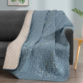 Exclusivo Mezcla 50"x 60" Quilted Throw Blanket- Microfiber Quilt Throw by ExclusivoMezcla