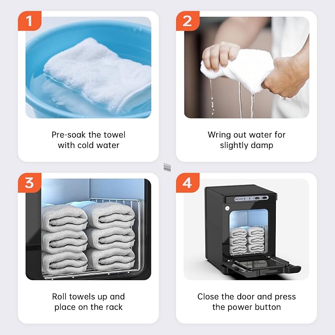 Hot Towel Warmer for Spa, 2-in-1 Thermostatic Towel Heater, 5L Mini Towel Warmer - Image 7