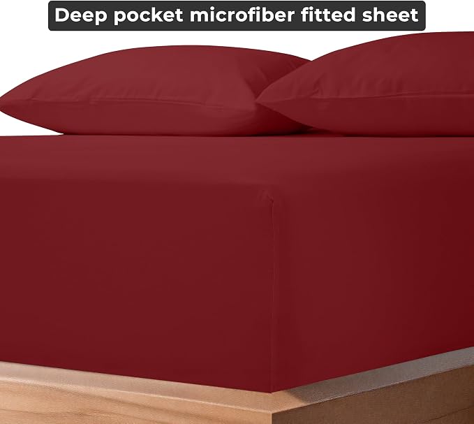 Royale Linens Fitted Sheet Full - Image 6