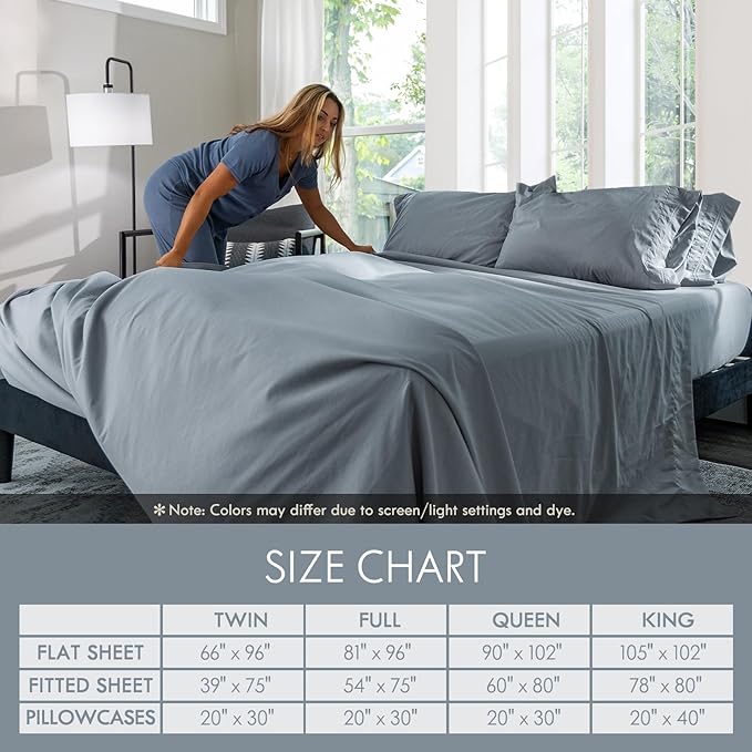 ClevaHome King Size Sheet Set - Image 6