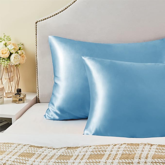 BEDELITE Satin Pillowcase with Zipper, Super Soft and Cooling Similar to Silk - Image 6
