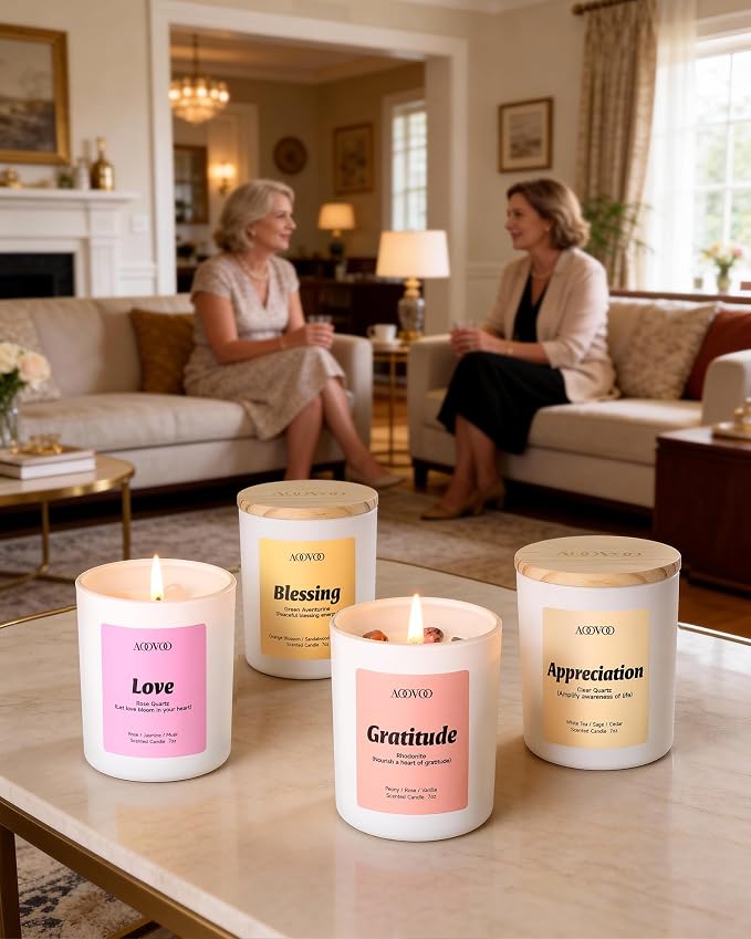 AOOVOO Mothers Day Candles Set for Mom - Image 3
