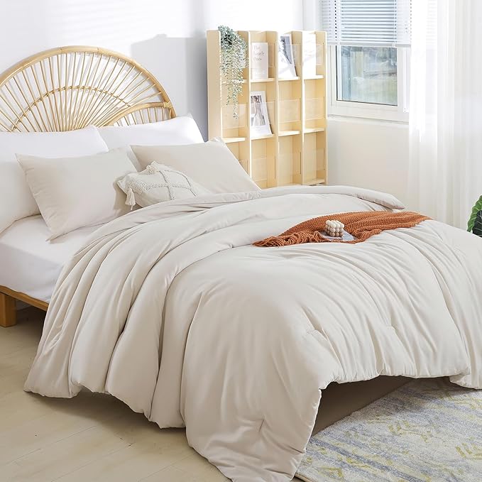 Weigelia Full Size Modern Beige Comforter Set by WEIGELIA