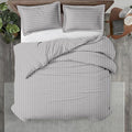 Kotton Culture 3 Pc Queen Size Duvet Cover Set- 100% Egyptian Cotton 600 TC by KottonCulture