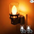 Briignite Candle Night Light Plug in, Amber Night Lights Plug into Wall by WelcometoBriigniteenjoyyourtimehere