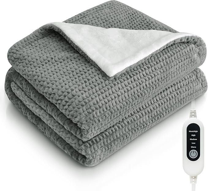 Heated Blanket Electric Throw Blanket by Unknown