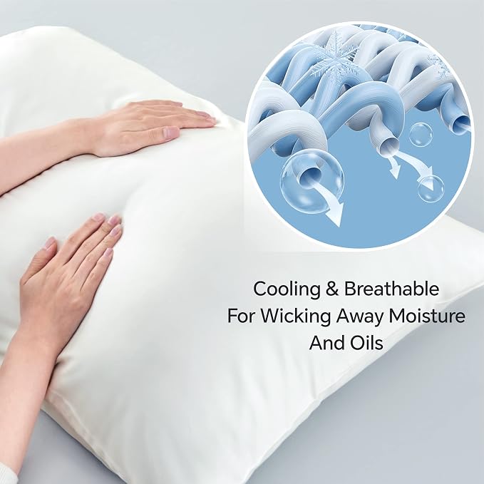 BEDELITE Body Pillow Cover, Rayon Made from Bamboo, Cooling Body Pillow - Image 4