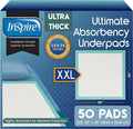 Inspire Extra Large Super Absorbent Disposable Bed Pads by Inspire