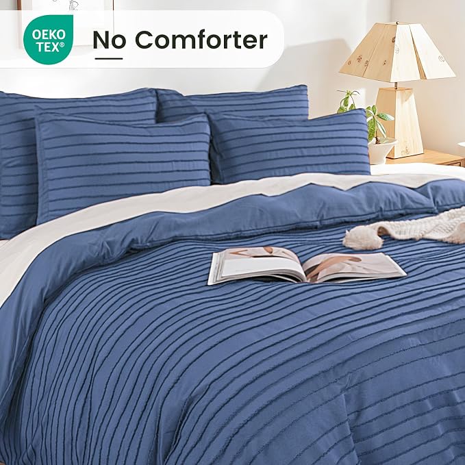 NEXHOME PRO Duvet Cover, 3 Pieces Boho Tufted Duvet Cover Set, Soft and - Image 3