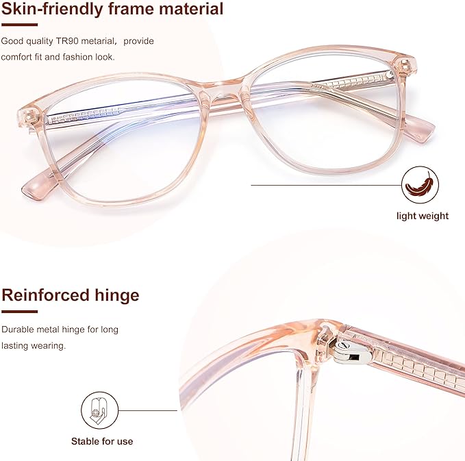 Madison Avenue Blue Light Blocking Glasses Anti Eyestrain UV Glare Blue Light - Image 3