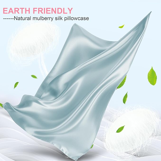 Silk Pillow Cases 2 Pack Standard Size - Image 2