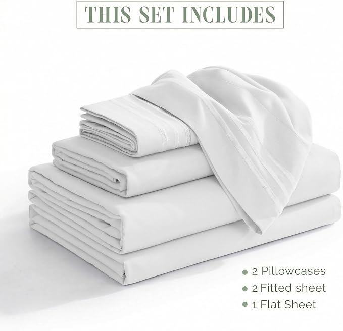 Elegant Comfort Luxurious 1500 Premium Hotel Quality Microfiber Three Line - Image 4