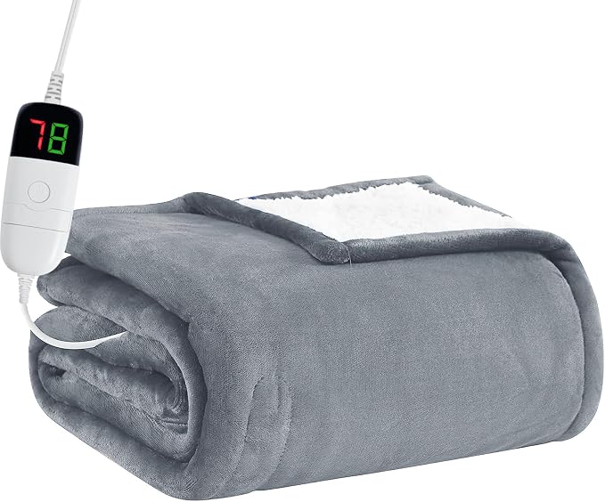 BOMOVA Heated Electric Throw Blanket by BOMOVA