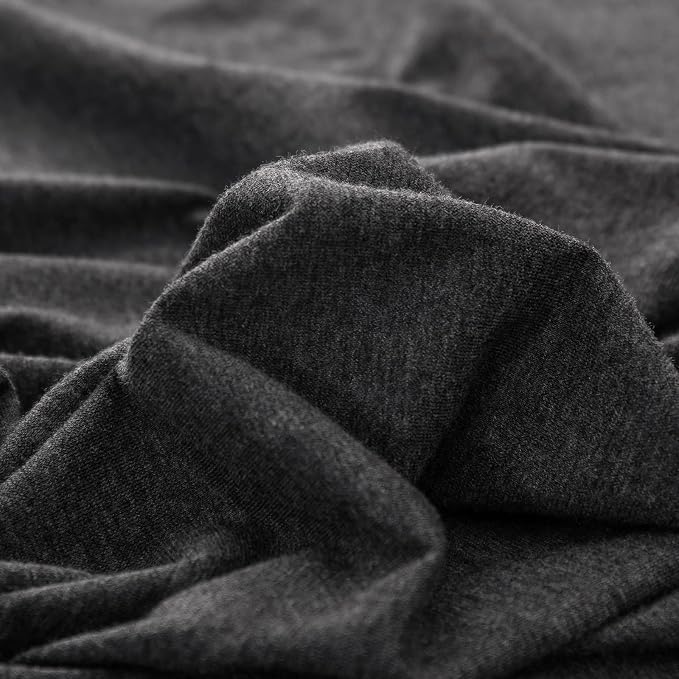 PURE ERA Jersey Knit Duvet Cover Set 100% T-Shirt Cotton Super Soft Comfy 3pc - Image 4
