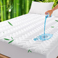Unilibra Twin Size Waterproof Mattress Pad Rayon Made from Bamboo, Quilted by Unilibra
