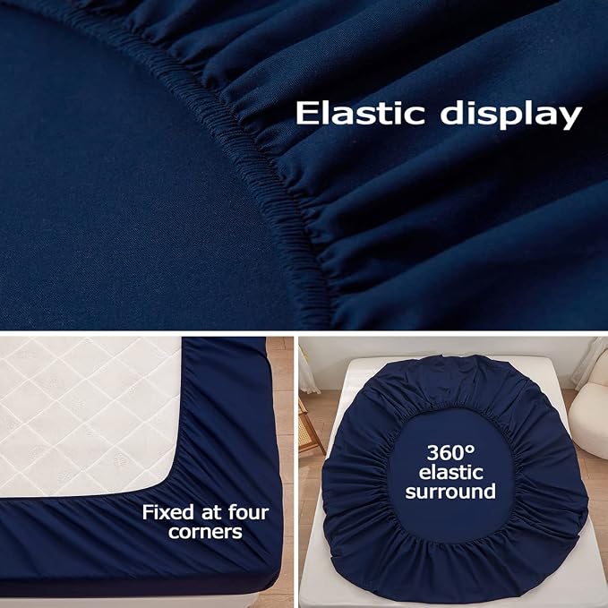 Bedding Full Size Fitted Sheet Only - Image 4
