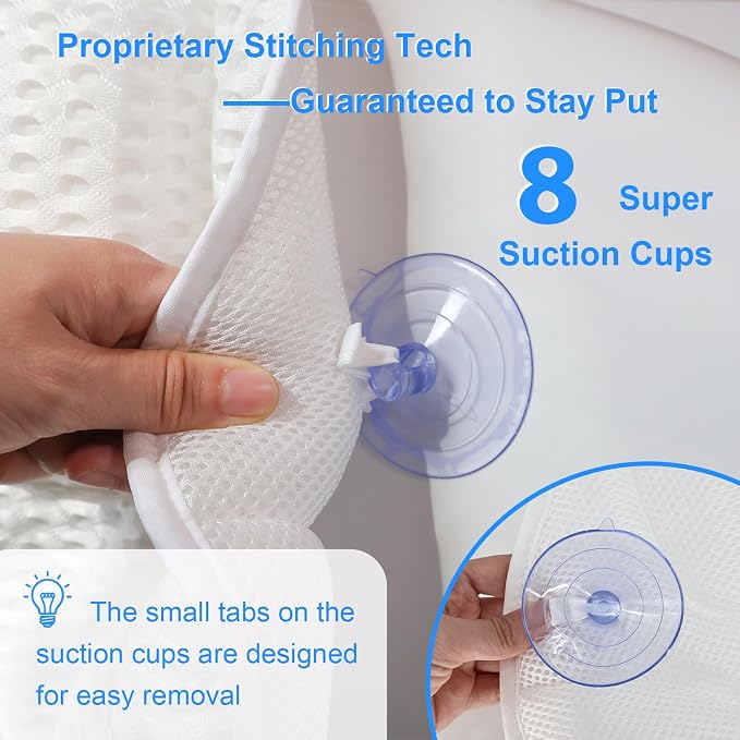 Extra Thick Petal-Shaped Bath Pillow - Image 6
