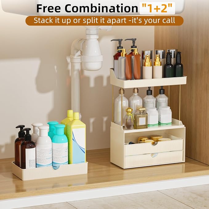 StorBin 3 Drawers Bathroom Counter Organizer - Image 6