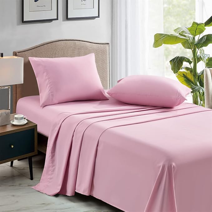 FreshCulture King Flat Sheets Only, Soft Microfiber Bedding Sheets - Image 3