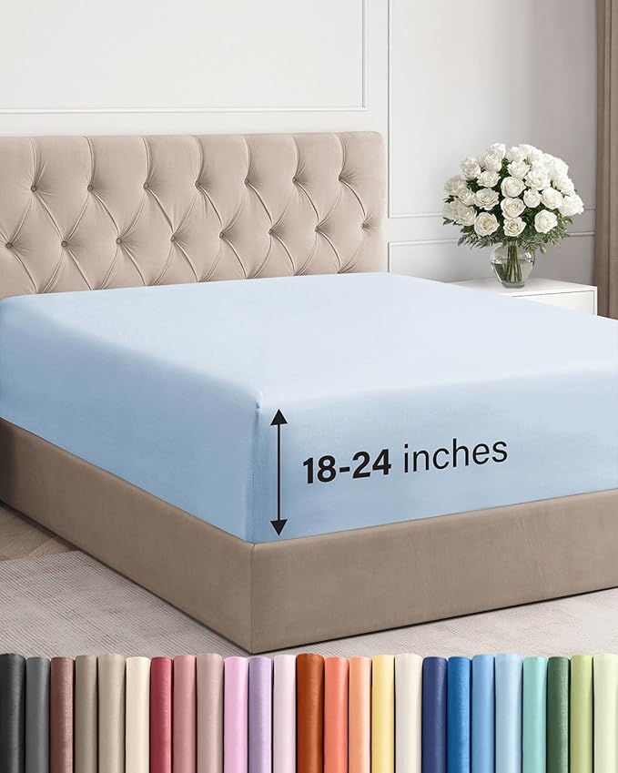 Extra Deep King Fitted Sheet by CGKUnlimited