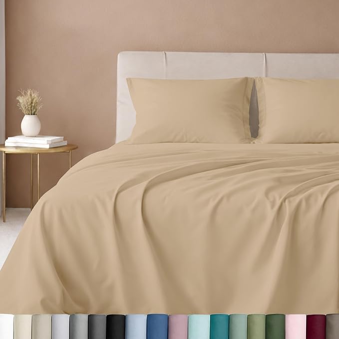 California Design Den California King Sheets, 600 Thread Count 100% Cotton by CaliforniaDesignDen