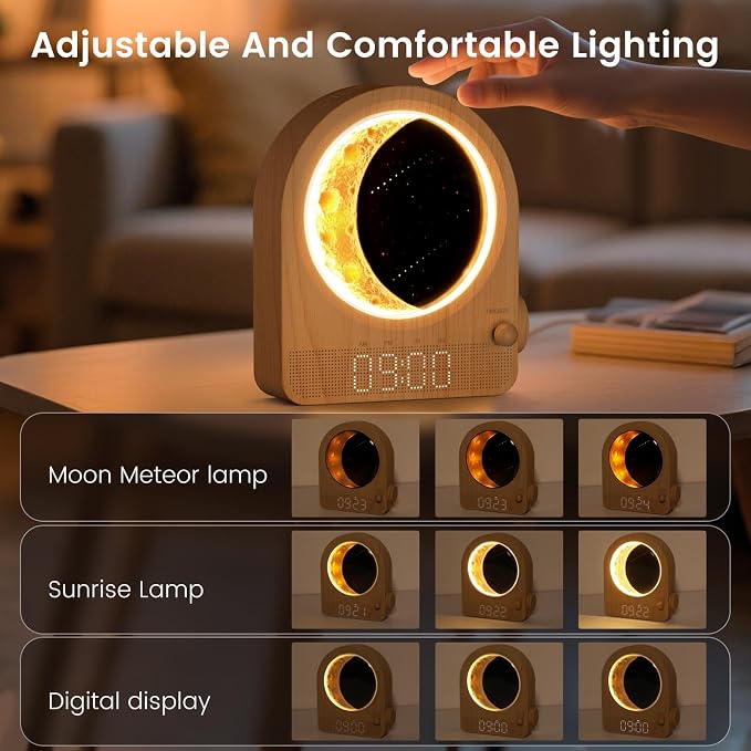 Sunrise Alarm Clock, Dual Alarms, 30/60/90min Timer, Easy Snooze - Image 6